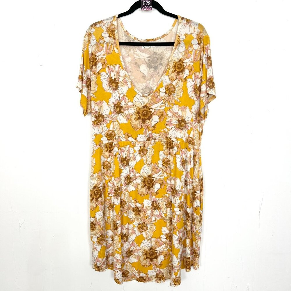 Floral Yellow Women's Top
